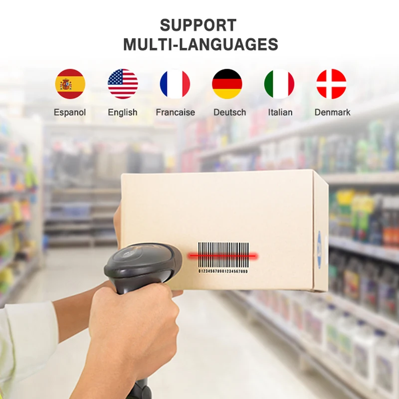 Leitor de Código de Barras da Imagem do Varredor do Código de Barras para o Pagamento Móvel do Supermercado Wired Industrial Barras para o Pagamento Alipay Oy-25 Obz 2d de 5 High Quality Computador e Escritório