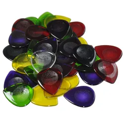 Lots of 100pcs Heavy Standard Water drop Picks Mixed Colors for Guitar Bass 25mm x 30mm