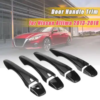 

Carbon Fiber Door Handle Cover Trim For Nissan Altima 2013 2014 2015 2016 2017 2018 Door Handle Sticker Bezel Auto Accessories