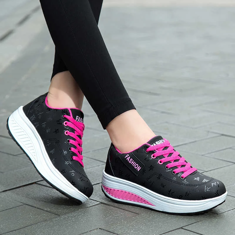 Waterproof platform sneakers Clearance