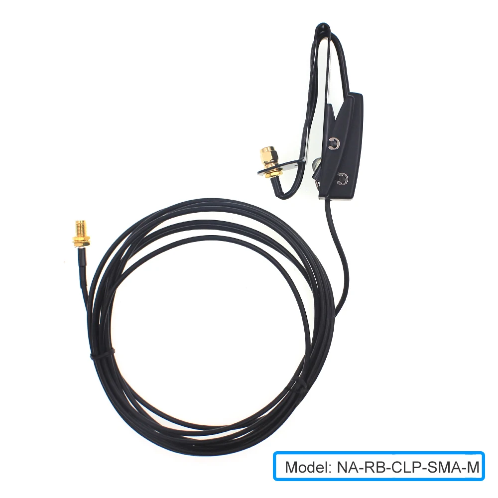 Original Nagoya RG-174/U 3M Mount Clip Radio Antenna Mounting Bracket RB-CLP SMA-M for BaoFeng UV-82 UV-5R GT-3 UV-82 BF-888S