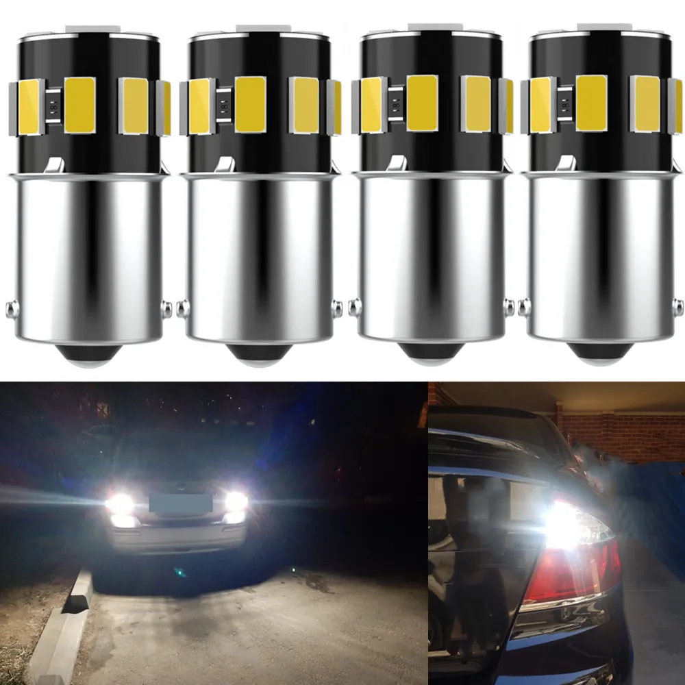 4x белый 6000K 1156 7506 P21w Canbus без ошибок светодиодный лампы для Audi A1 A3 A6 S3 Q7 A4 B6 B7 B8 8p 8v C7 DRL