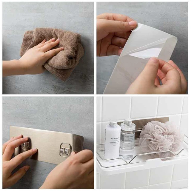 5/10Db Ragasztó Falhorog Fogas Erős Átlátszó Horgok Szívócsupa Szívó Fal Tartó Konyhai Fürdőszoba Horgokhoz - Image 6