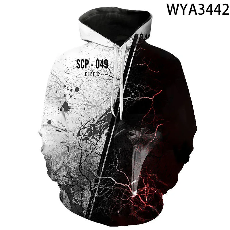

SCP 3D Printed Hoodies Cool Fashion Men Women Children Pullover Long Sleeve Boy Girl Kids Sweatshirts Coat Streetwear Casual