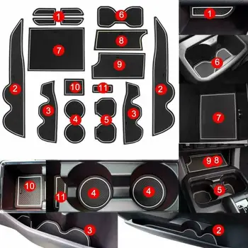 

Green Luminous Auto Cup Holder Cup Door Center Accessories High Quality