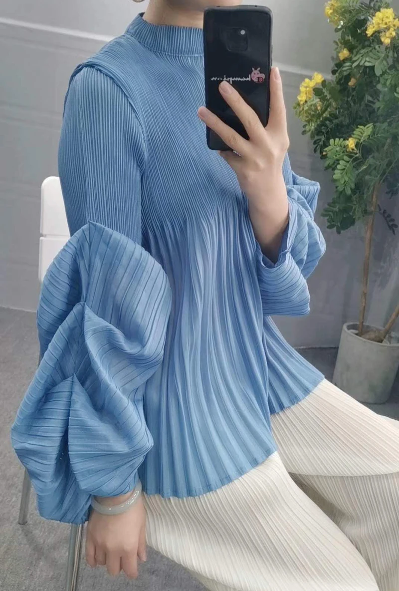 LANMREM 2020 New Fashion Pleated Irregular