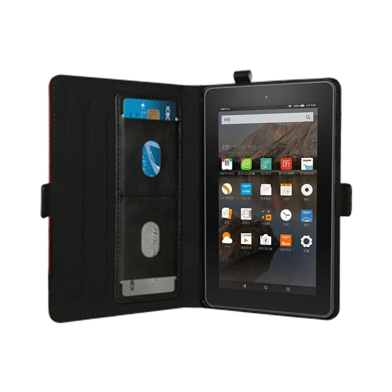 Чехол для Amazon New Fire 7 чехол для планшета Смарт кожаный Слот для карт Стенд чехол сумки чехол для kindle fire 7 9 поколение