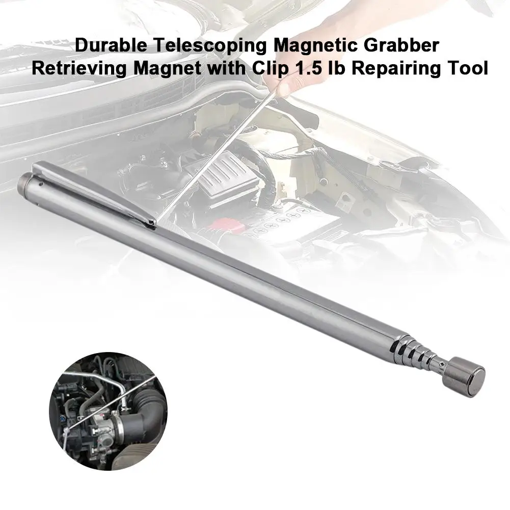 Мастер магнетизм телескопический магнитный захват извлечение магнит 1,5 Ib магнитный захват для гаражей автомобиля ремонтный инструмент Acessorie