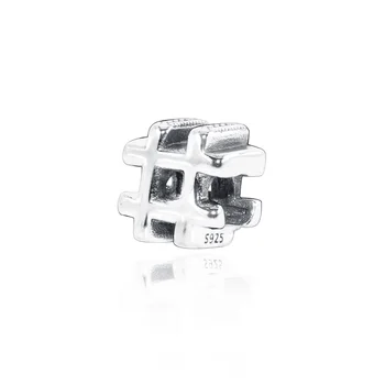 

2019 New Arrival , Hashtag Symbol Charms fit Original Bracelets Women Necklace pendant