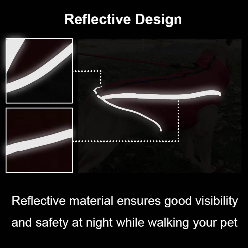 MySudui Medium Big Dog Winter Clothes For Dogs Pets Clothing Reflective Dog Jackets Outdoor Dog Coat Winter Warm French Bulldog (5)