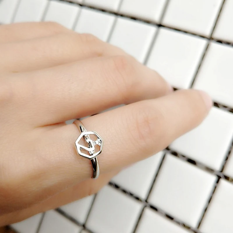 

Kpop GOT7 Silver Color Letter Name Adjustable Rings GOT7 Sign Logo Ring Women Men GOT7 Creative Fans Gifts Drop Shipping