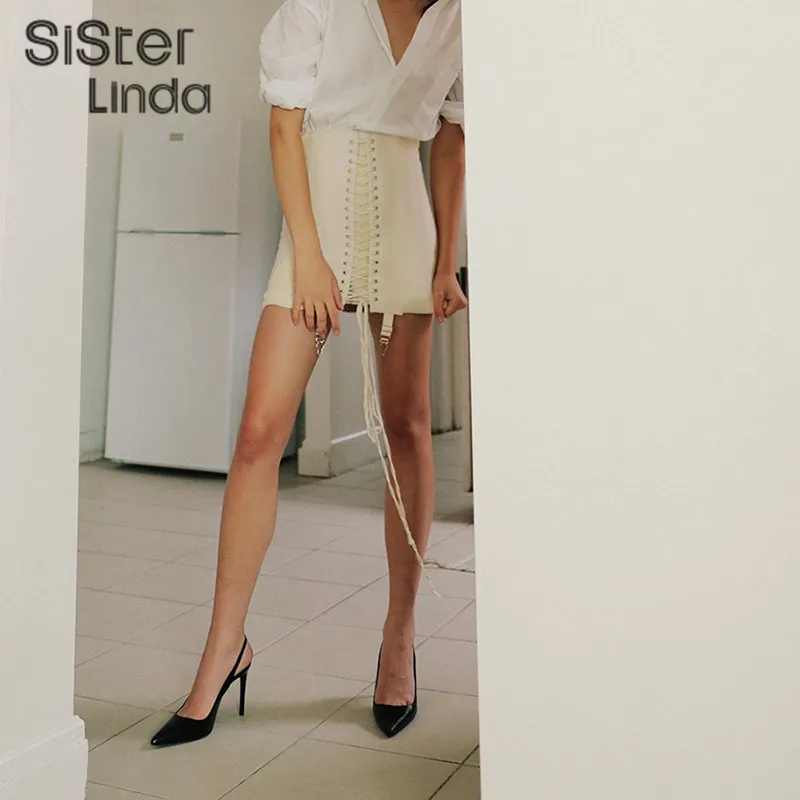 Sisterlinda стильные женские элегантные юбки с высокой талией женские летние сексуальные мини уличные Повседневные Вечерние плиссированные нарощенная юбка