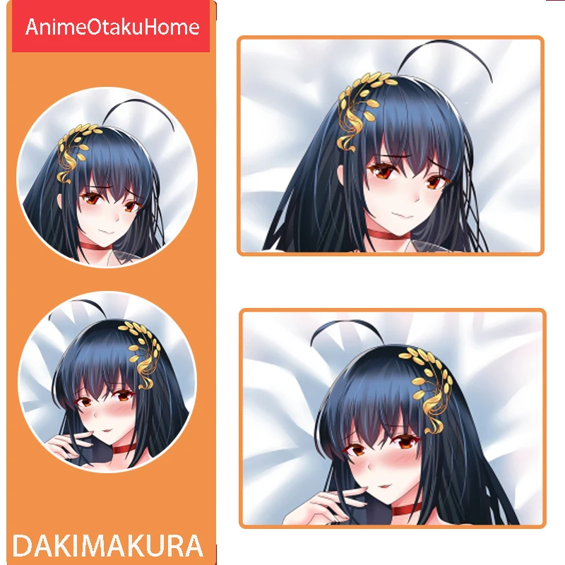 

Anime Azur Lane IJN Taihō Throw Pillow Cover Double-Sided Printed Pillowcase Otaku Bedding Decoration Dakimakura Pillow Case