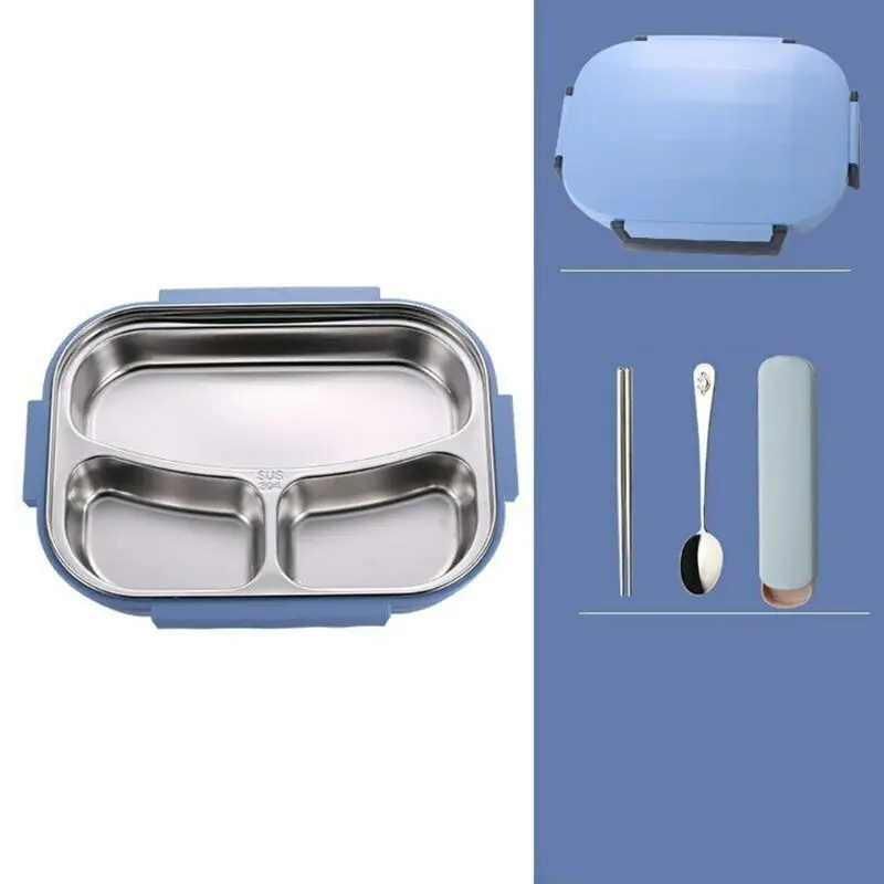 Термоизолированный Ланч-бокс из нержавеющей стали Bento контейнер для еды для детей и женщин