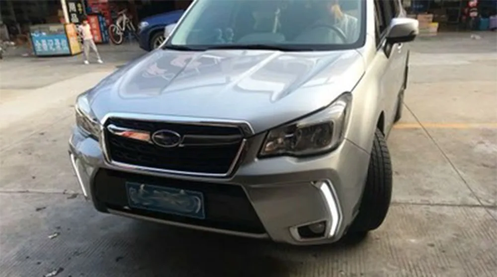 СВЕТОДИОДНЫЙ DRL для Subaru Forester 2013 дневные ходовые огни светильник Водонепроницаемый противотуманные фары, автомобильные аксессуары