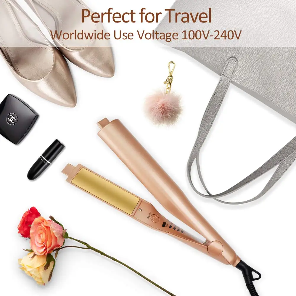 US $1.000.00 2 in 1 Adjustable Temperature Hair Curling Curler Wand Roller Hair Curling Iron Straightening Machine Hair Curler Styling Tools