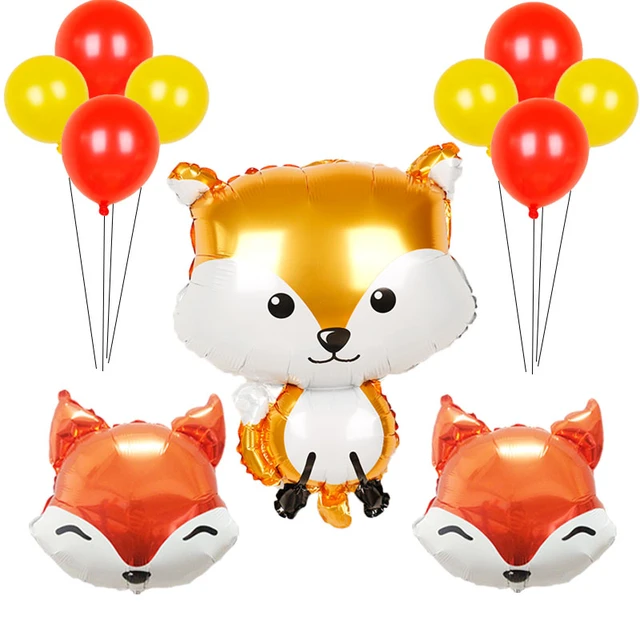 Ballon helium écureuil- Decoration anniversaire foret enfant