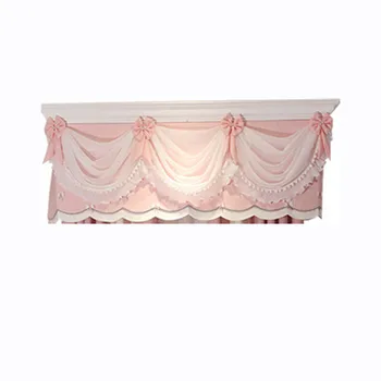 

European Luxury custom valance Used for curtains at the top (Buy valance dedicated link/Not including Cloth curtain and tulle)