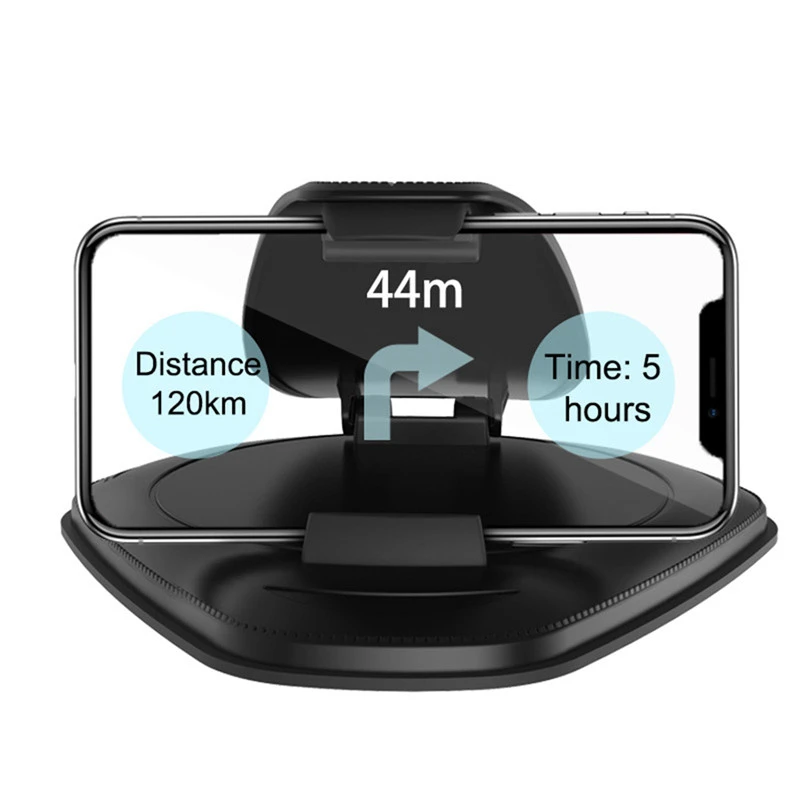 

Cellphone Car Holder 2019 PU Leather Pattern Navigation GPS Support Stand Hud Universal Dashboard For iPhone X Car Phone Holder