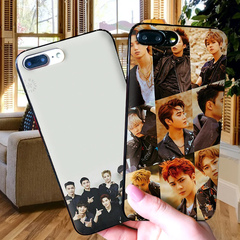 Чехлы для iPhone XR XS Max X 6 6S 7 8 Plus EXO Youth group мягкая IMD задняя крышка телефона подарок |