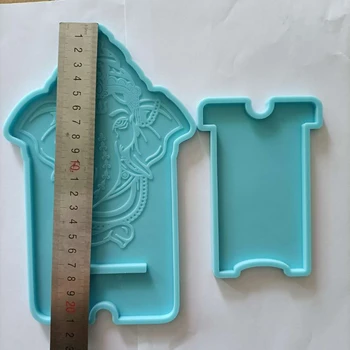 

DIY Religious Elephant Mobile Phone Stand Silicone Resin Mold Phone Holder Mold X7YA