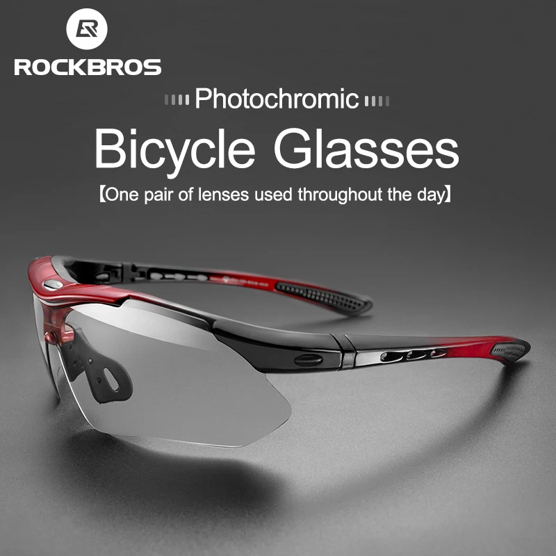 ROCKBROS фотохромные велосипедные очки UV400 Спортивные ультралегкие для езды MTB