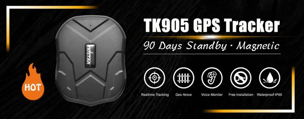 TKSTAR gps автомобильный трекер TK905B 10000 мАч 150 дней в режиме ожидания мощные магниты установка gps платформа для автоматического отслеживания