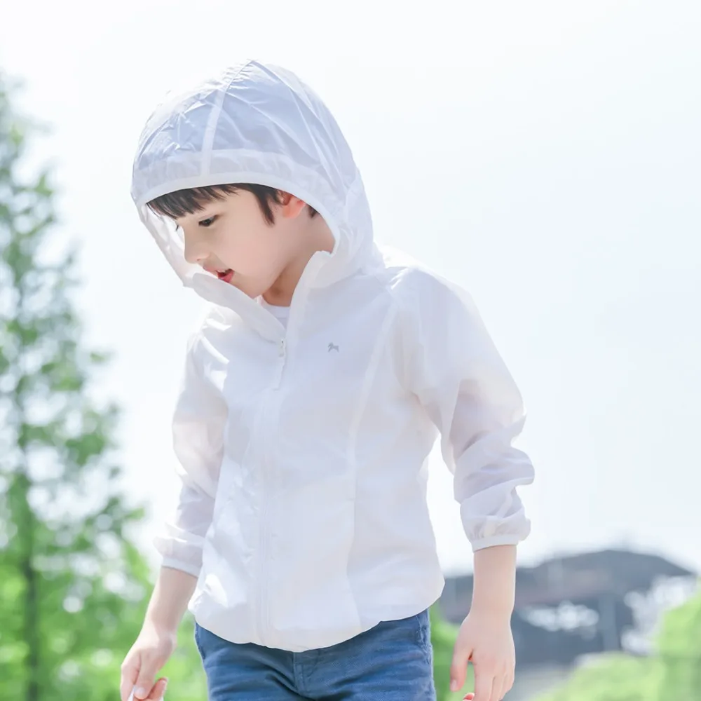 Детский водонепроницаемый солнцезащитный ветронепроницаемый Зонт тонкая кожа одежда летняя дышащая Влагоотводящая одежда