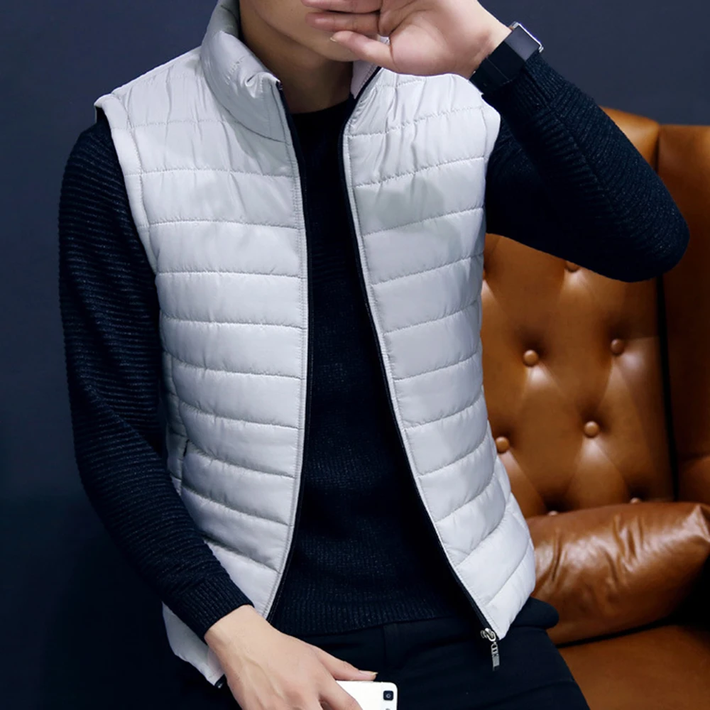 Winter Casual Waistcoat Men Vest Brand Clothing Vest Jacket Mens Autumn Warm Sleeveless Jacket Male Plus Size 5XL Homme MWB022 - Image 6