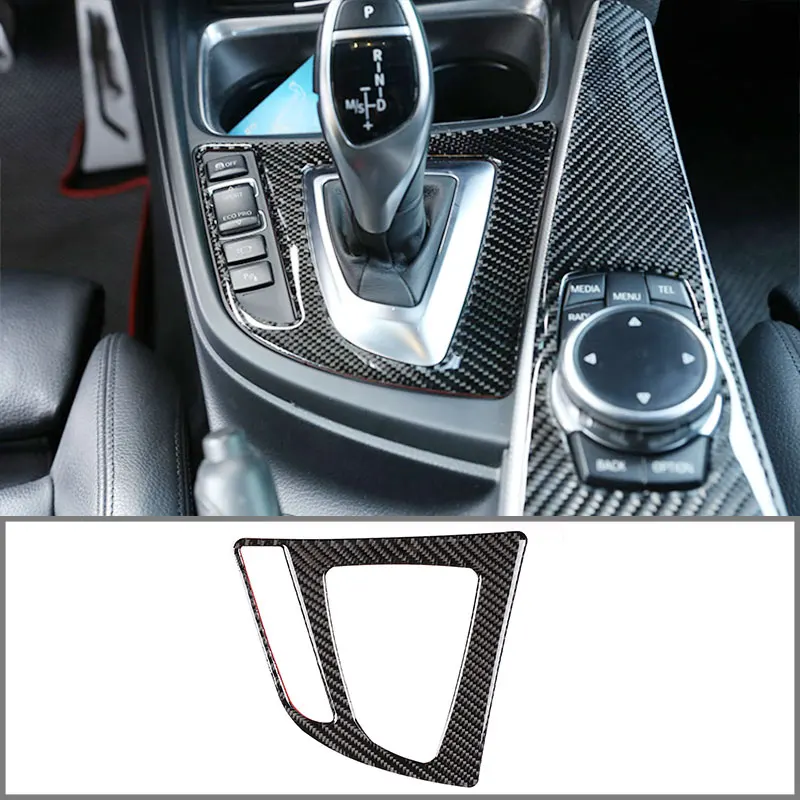 

For Bmw 3 4 Series 2013-2019 Gear Position Frame Real Carbon Fiber (Soft) Car Interior Modification Parts
