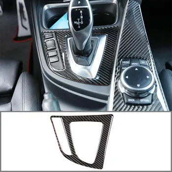 

For Bmw 3 4 Series 2013-2019 Gear Position Frame Real Carbon Fiber (Soft) Car Interior Modification Parts