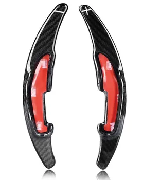 

2pcs Carbon Fiber Steering Wheel Shift Paddle Shifter Extension For BMW M2 M3 M4 M5 M6 X5M X6M Styling Paddle