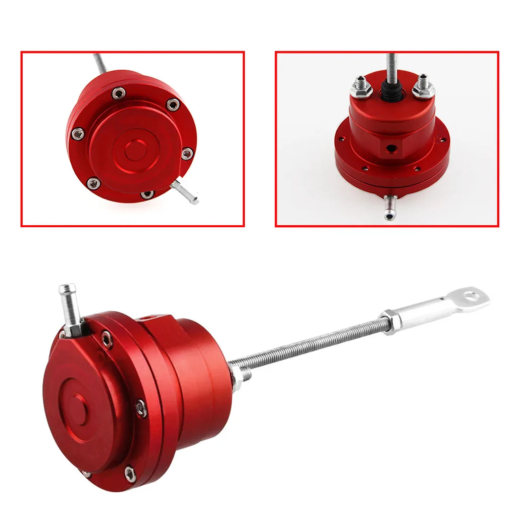 High Quality Turbo Wastegate Actuator Universal 6 x spring & 4 x Rod Black Red 