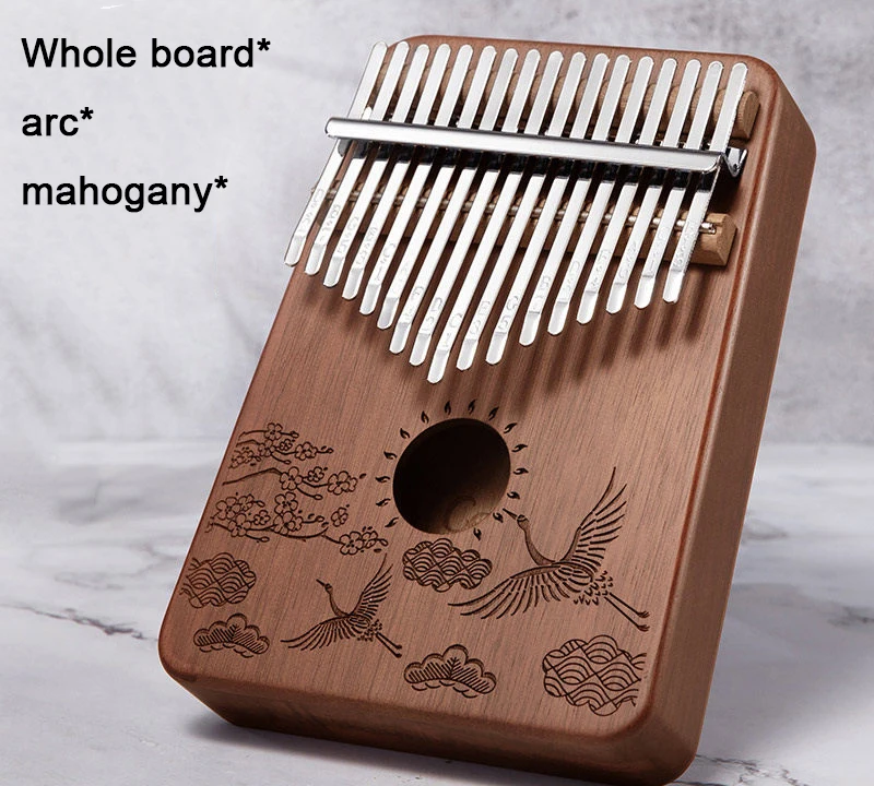 17 клавиш Kalimba игрушечное пианино Африканский палисандр весь сенсорная доска для пианино студент начинающих музыкальный инструмент, отличный подарок ребенку
