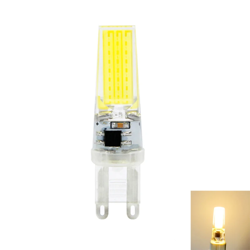 Для студии частный клуб G4 G9 E14 9W COB 2508 Light 220V Светодиодная лампа с регулируемой яркостью Полезная практичная Фирменная Новинка