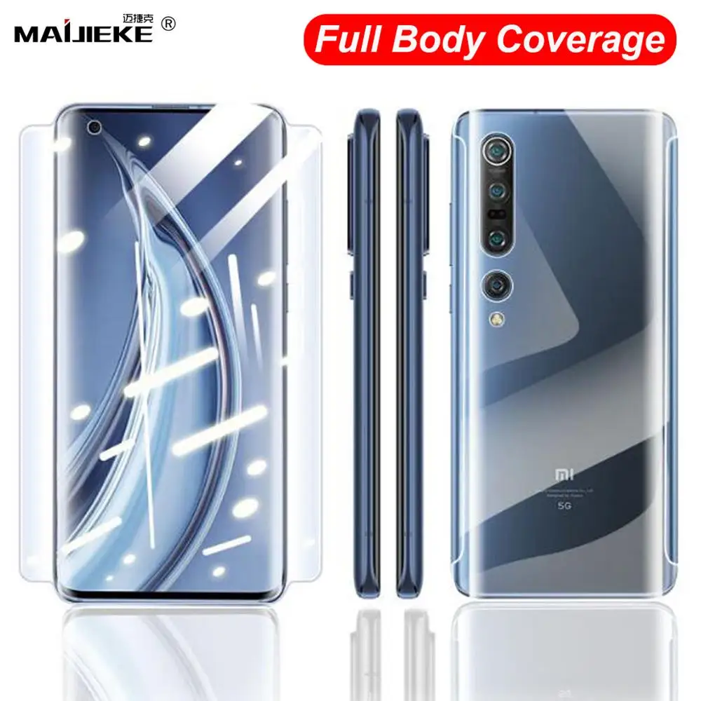 Защитная пленка для экрана Xiaomi Гидрогелевая 11 10s mi 10T 10 pro ultra redmi K40 K30 K20 Note 9 8T 8 |