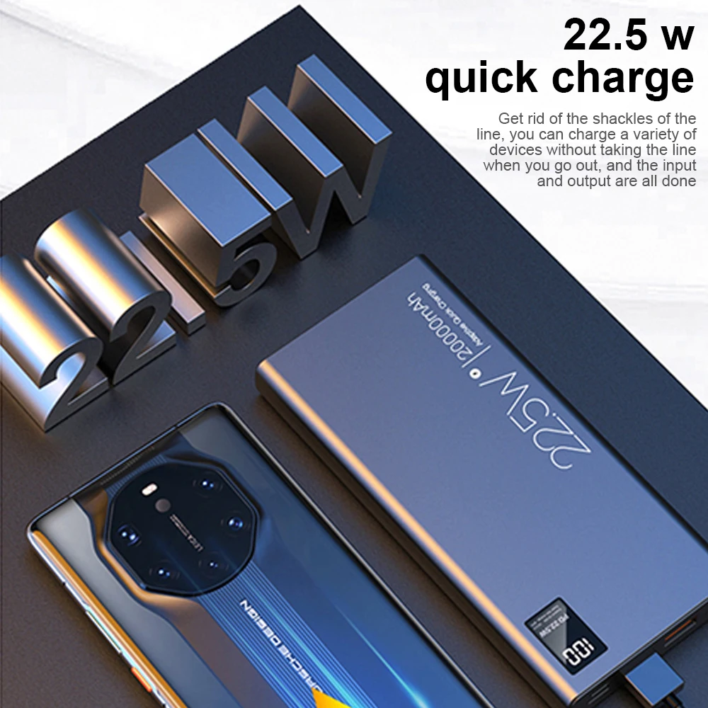 usb power bank Phone Charger Power Bank For iPhone 13 Pro Max Smartphone Portable Charger External Battery Fast Charging Powerbank 20000mAh best power bank 20000mah