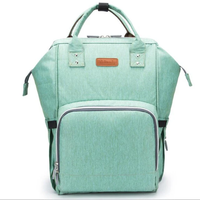 Green with hooks Сумки для подгузников, сумка для подгузников для мам, сумка для подгузников, большой Детский рюкзак для путешествий, сумка для кормления, дропшиппинг, рюкзак для коляски для мам - Цвет: Green with hooks