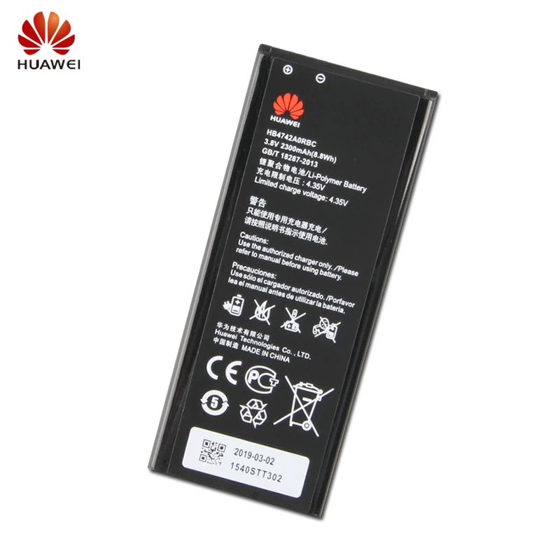 Оригинальная замена Батарея huawei HB4742A0RBC для huawei Honor 3c Ascend G630 G730 G740 H30-T00 H30-T10 H30-U10 2300 мА-ч