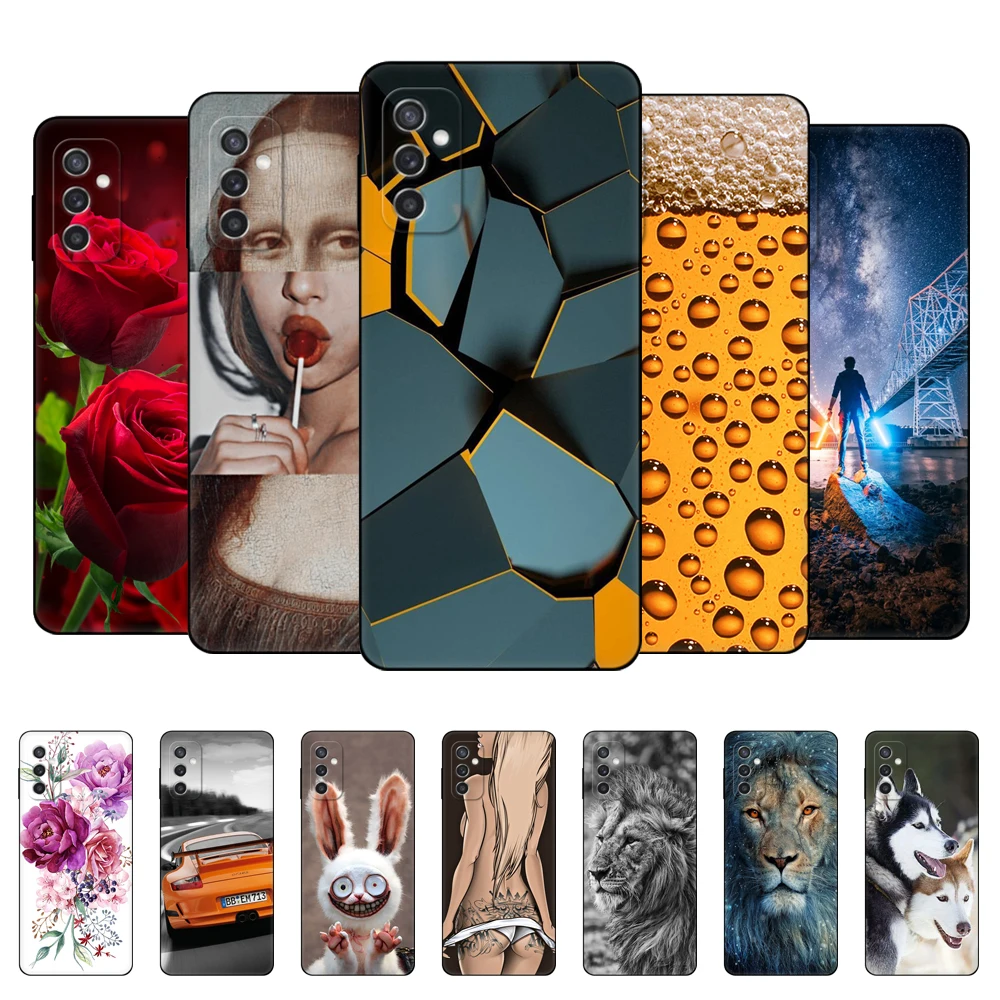 Per Samsung M52 5G Custodia Cover Posteriore Per Samsung Galaxy M52 5G Galaxy M52 M 52 M526 Custodia Morbida In Silicone Custodia In Tpu Nera Da 6.7 P