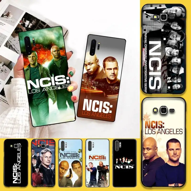 HPCHCJHM ncis tv show Los Angeles poster мягкий черный чехол для телефона Samsung Note 7 8 9 10 pro Galaxy J7 J8 J6 Plus