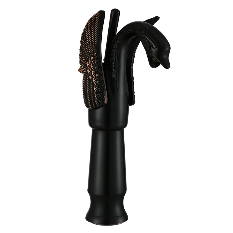 Bathroom Faucet Brass Swan Faucet Wash Tap Hot and Cold Water Tap