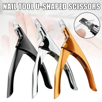

2019 Acrylic UV Gel False Nails Clipper Stainless Steel Pet Nail Cutter Manicure Nail Art Tips Trimmer