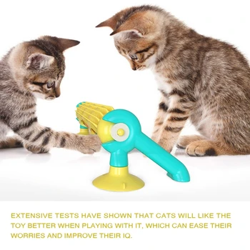 

Pet Cat Wall Sucker Creative Cat Interactive Toys Suction Cup Pet Track Ball Cat Educational Toy Funny Pet Plaything Ornament
