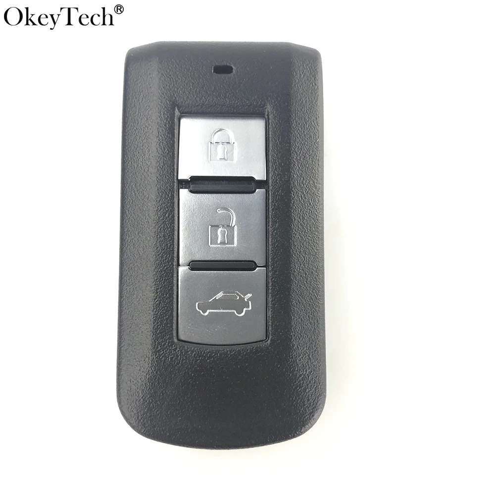 Чехол для ключей от Okeytech для Mitsubishi Outlander Lancer 10 Pajero Sport EX ASX Colt Grandis L200 Smart 3 кнопки