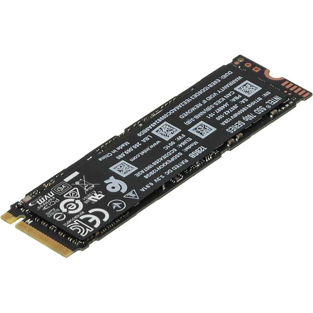 Накопитель SSD Intel Original PCI-E x4 128Gb SSDPEKKW128G801 760p Series M.2 2280