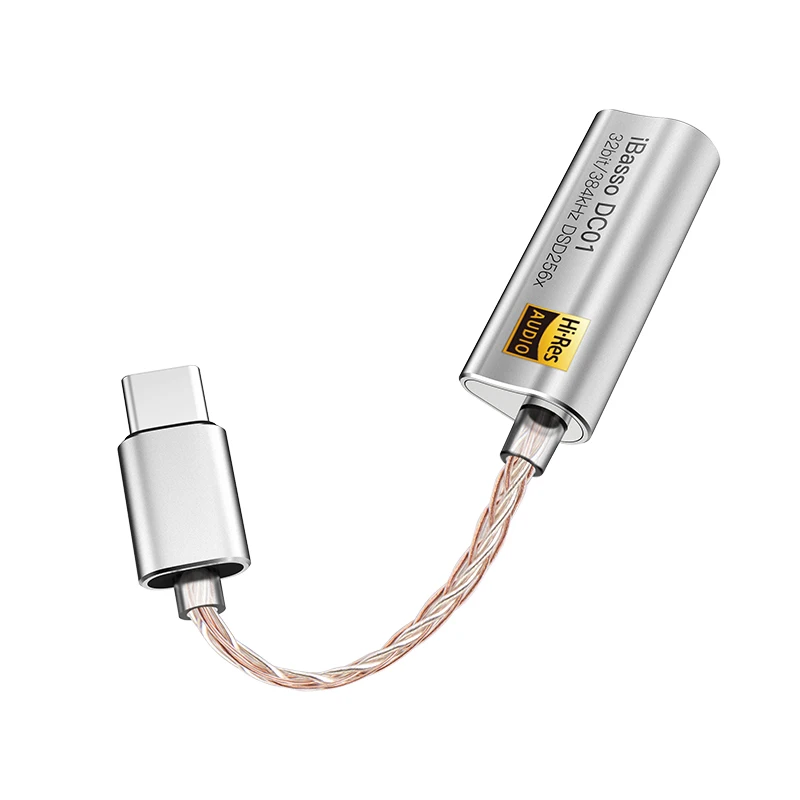 Portable Headphone Amplifier Adapter for DC01 DC02 USB DAC for Android PC Tablets 2 5mm 3 5mm HiFi HiRes Adapter Type C