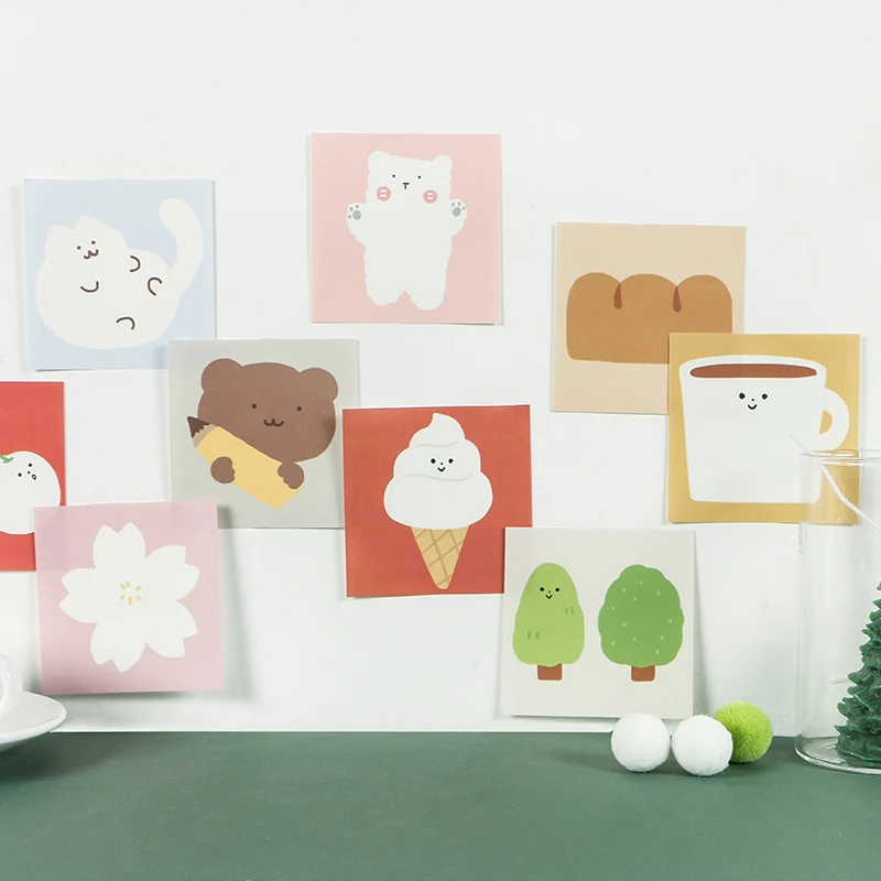 

12PCS/LOT a Story of Little Things series creative fresh message memo pad