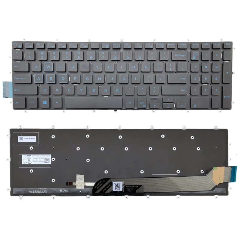 Teclado Retroiluminado de Substituição para Dell G33579 G3-3779 Laptop de Jogos de G55587 de G77588 - Imagem 3