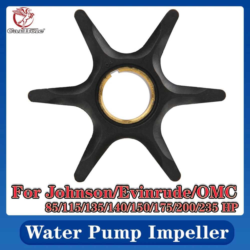 

CARBOLE Water Pump Impeller for Johnson/Evinrude/OMC 389642/85-235/777212/0777212 85/115/135/140/150/175/200/235 HP